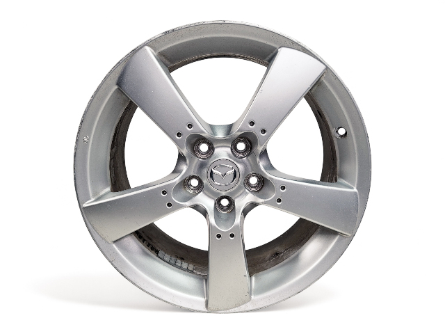 Mazda RX-8 RX8 04-08 Wheel Rim Disc 5 Spoke w/TPMS 18x8 FE16-V3-810 #4, E046, OEM, 2004, 2005, 2006, 2007, 2008