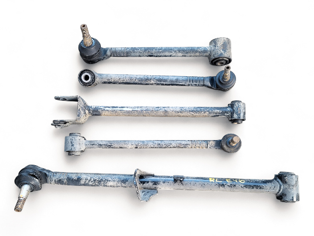 Mazda RX-8 RX8 04-08 Rear Left/Driver Control Arm Set (5) F151-28-550B, E046, OEM, 2004, 2005, 2006, 2007, 2008