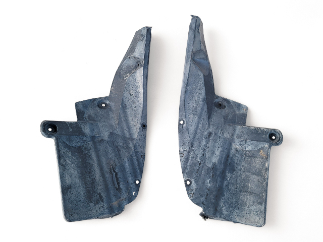 Mazda RX-8 04-08 Rear Right/Left Plastic Inner Liner Fender Set, F151-50-341D, E046, OEM, 2004, 2005, 2006, 2007, 2008