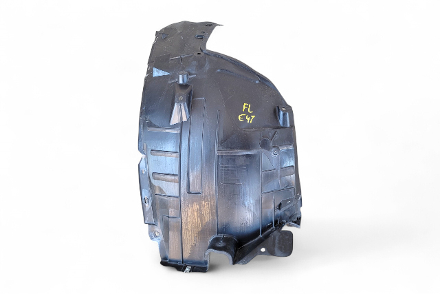 Nissan 370Z 09-20 Fender Liner Left Driver Side Portion 63843-1EA0A, E047, OEM, 2009, 2010, 2011, 2012, 2013, 2014, 2015, 2016, 2017, 2018, 2019, 2020