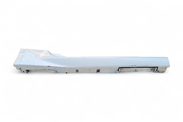 Nissan 370Z 09-20 Rocker Panel Molding Right/Passenger White 76851-1EA0H, E047, OEM, 2009, 2010, 2011, 2012, 2013, 2014, 2015, 2016, 2017, 2018, 2019, 2020