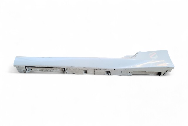 2009-2020 Nissan 370Z Rocker Panel Molding Left/Driver White 76851-1EA0H, E047, OEM, 2009, 2010, 2011, 2012, 2013, 2014, 2015, 2016, 2017, 2018, 2019, 2020
