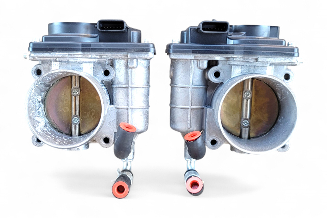 Nissan 370Z 09-20 Throttle Body Unit Left/Right 16119-JK20C, 16119-JK20D, E047, OEM, 2009, 2010, 2011, 2012, 2013, 2014, 2015, 2016, 2017, 2018, 2019, 2020
