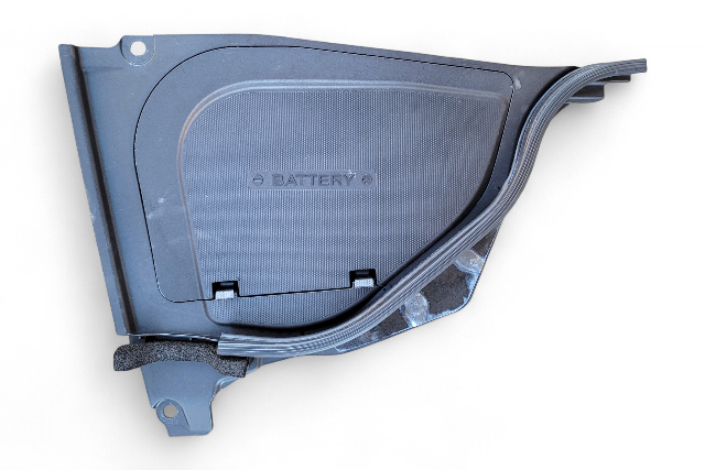 Nissan 370Z 09-20 Front Right Under Hood Battery Cover Plastic, 65278-1EA0A, E047, OEM, 2009, 2010, 2011, 2012, 2013, 2014, 2015, 2016, 2017, 2018, 2019, 2020