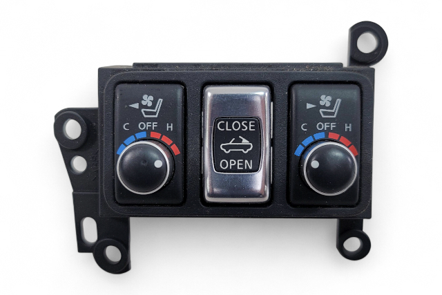 Nissan 370Z 09-20 Heated Seat Warm Right/Left Switch, E047, OEM, 2009, 2010, 2011, 2012, 2013, 2014, 2015, 2016, 2017, 2018, 2019, 2020