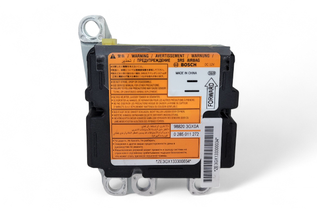 Nissan 370Z 12-15 SRS Unit, Air Bag Unit Module Computer K8H20-3GX0A, E047, OEM, 2012, 2013, 2014, 2015