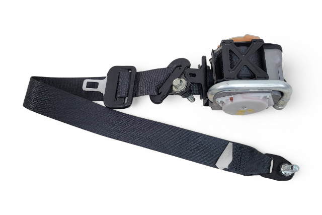 Nissan 370Z 09-20 Coupe Seat Belt Retractor, Front Right Black 86884-1EA5A, E047, OEM, 2009, 2010, 2011, 2012, 2013, 2014, 2015, 2016, 2017, 2018, 2019, 2020