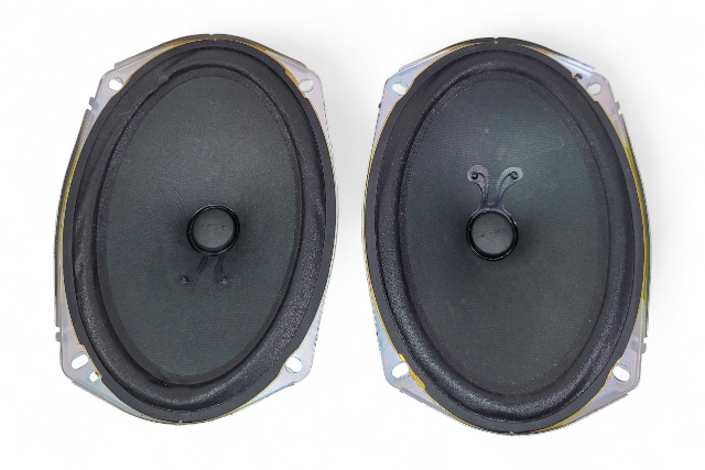 Nissan 370Z 09-20 Front Right/Left Radio Speaker Set, 28157-JL00A, E047, OEM, 2009, 2010, 2011, 2012, 2013, 2014, 2015, 2016, 2017, 2018, 2019, 2020