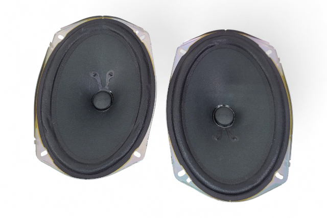 Nissan 370Z 12-20 Front Door Bose Speaker Set (2) 28157-JM20A, E047, OEM, 2012, 2013, 2014, 2015, 2016, 2017, 2018, 2019, 2020