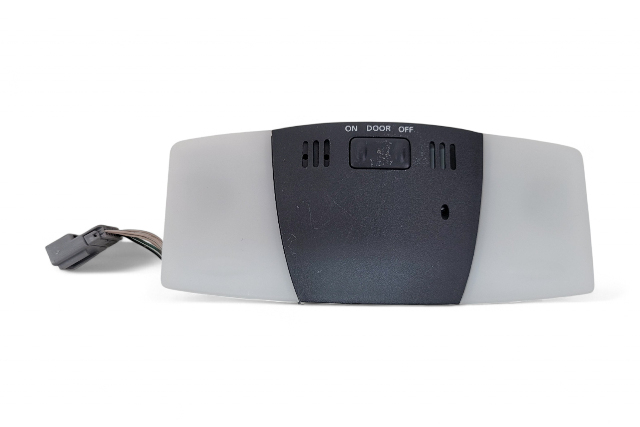 Nissan 370Z 12-20 Overhead Console Map Light Lamp Black 26430-1ET6A, E047, OEM, 2012, 2013, 2014, 2015, 2016, 2017, 2018, 2019, 2020