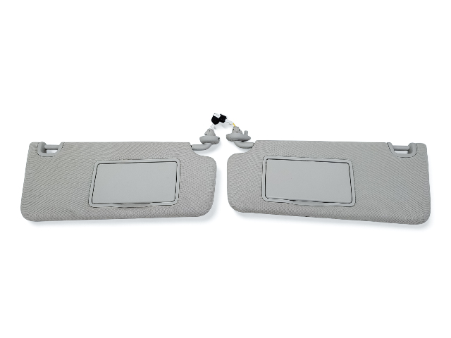 Honda Accord 23-24 Sun Visor Sunvisor Left/Right Set (2) Gray 83230-30A-A01ZB, E048, OEM, 2023, 2024