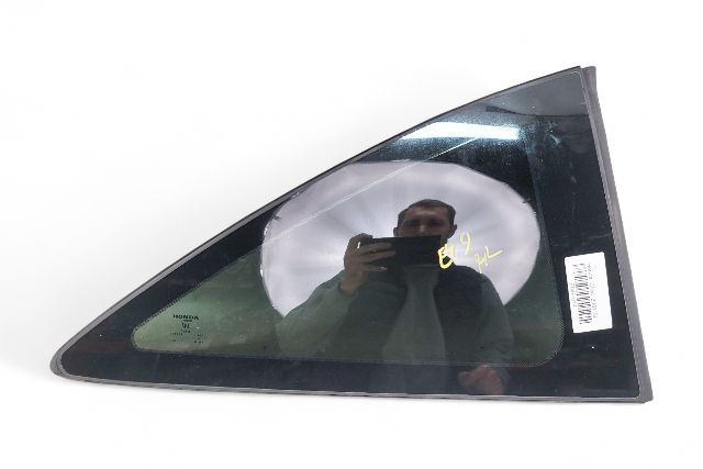 Honda Civic SI 06-11 Glass Vent Window Rear Right 73501-SVA-A01, E049, OEM, 2006, 2007, 2008, 2009, 2010, 2011