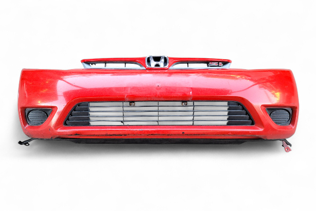 Honda Civic Si 06-08 Front Bumper Face Cover Upper/Lower Red, 04711-SVA-A90ZZ, E049, OEM, 2006, 2007, 2008