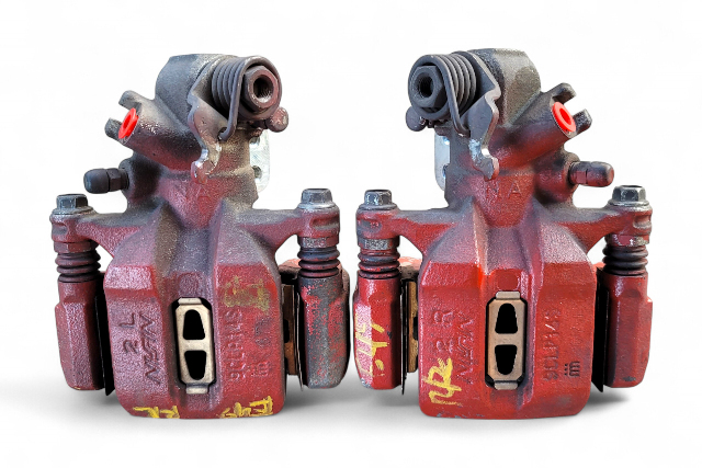 Honda Civic SI 06-11 Brake Caliper Assembly, Rear Left/Right Set, 43019-SNA-A10, E049, OEM, 2006, 2007, 2008, 2009, 2010, 2011