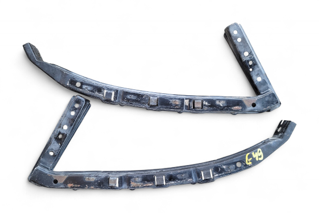 Honda Civic Si 06-11 Headlight Lamp Bumper Bracket Beam Right/Left Set, E049, OEM, 2006, 2007, 2008, 2009, 2010, 2011