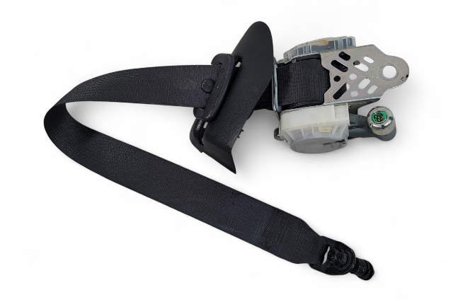 Infiniti G37 09-13 Front Seat Belt Seatbelt Right/Passenger Black 86884-JJ62B, E050, OEM, 2009, 2010, 2011, 2012, 2013