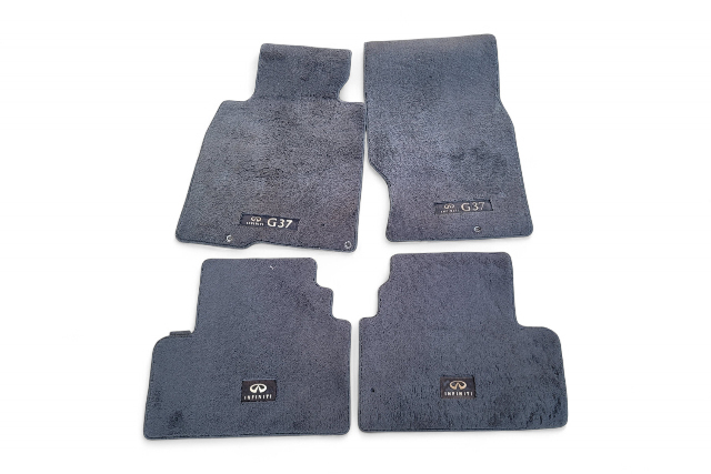Infiniti G37 09-13 Mats Floor Carpet Liner Set Of 4, G4900-1NY6E, E050, OEM, 2009, 2010, 2011, 2012, 2013