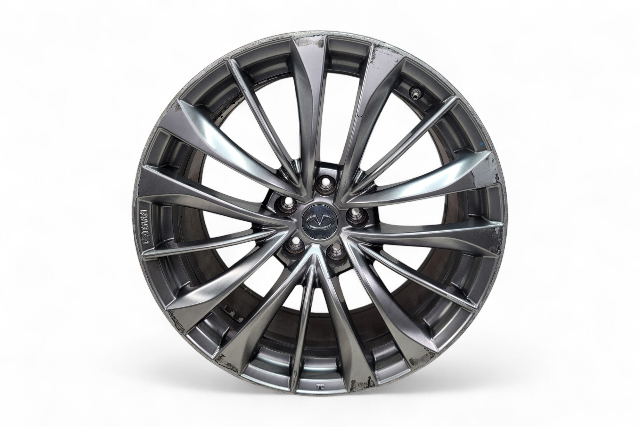 Infiniti G37 10-13 Rear Alloy Wheel Rim 15 Spoke 19x9, D0C00-1NY4A, #3, E050, OEM, 2010, 2011, 2012, 2013
