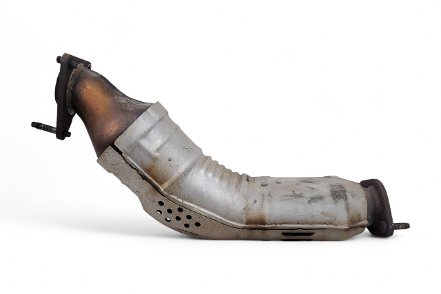 Infiniti G37 09-13 Left Engine Exhaust Manifold Downpipe 3.7L, B08B3-1MD0B, E050, OEM, 2009, 2010, 2011, 2012, 2013