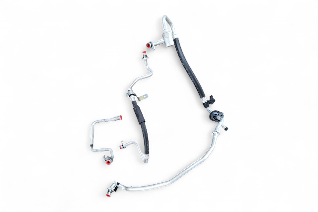 Infiniti G37 08-13 A/C AC Refrigerant Discharge Hose Pipe, High/Low Set(4) 92480-3WK0A, E050, OEM, 2008, 2009, 2010, 2011, 2012, 2013