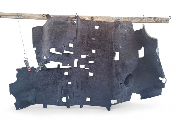 Acura MDX 14-20 Interior Carpet Floor Mat Piece Black, 83301-TZ5-A10ZA, E051, OEM, 2014, 2015, 2016, 2017, 2018, 2019, 2020