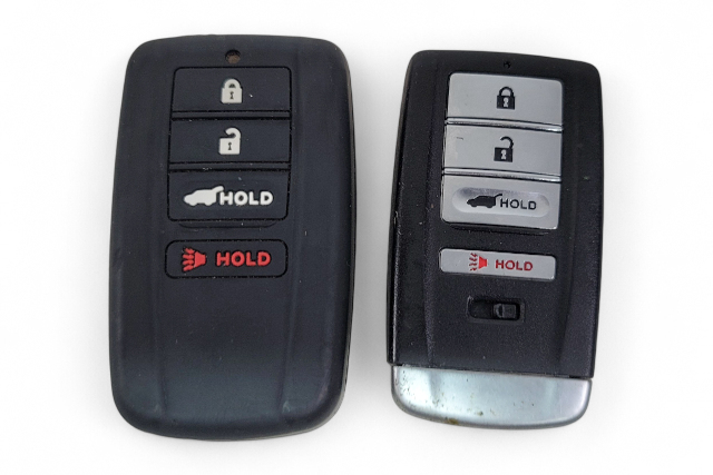 Acura MDX 14-20 Smart Key Keyless Entry Remote Fob Driver2 W/Key Case, 72147-TZ5-A01, 72147-TZ5-A01, E051, OEM, 2014, 2015, 2016, 2017, 2018, 2019, 2020