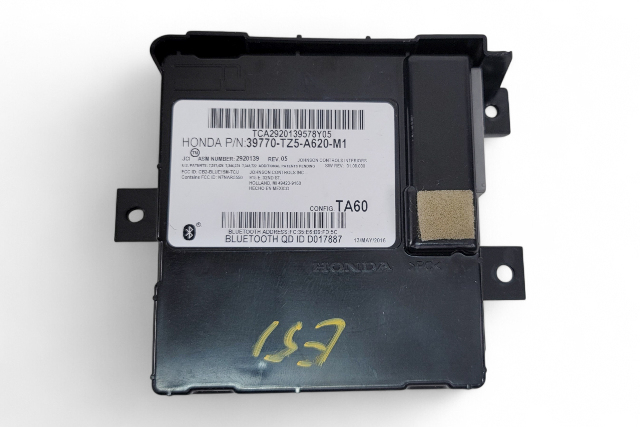 Acura MDX 16-17 HFT Bluetooth Control Unit Module 39770-TZ5-A63, E051, OEM, 2016, 2017