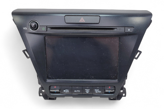 Acura MDX 16 Center Dash Display Screen Radio Receiver Climate Control Unit, 39540-TZ5-A620-M1, E051, OEM, 2016