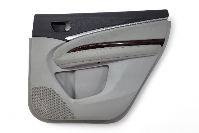 Acura MDX 14-20 Rear Door Panel Lining Right/Passenger Grey, 83701-TZ5-A01ZB, E051, OEM, 2014, 2015, 2016, 2017, 2018, 2019, 2020