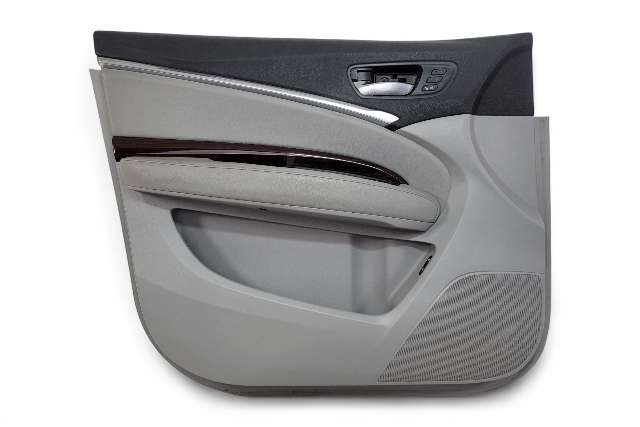 Acura MDX 14-20 Front Door Panel Lining Left/Driver Grey, 83551-TZ5-A01ZB, E051, OEM, 2014, 2015, 2016, 2017, 2018, 2019, 2020
