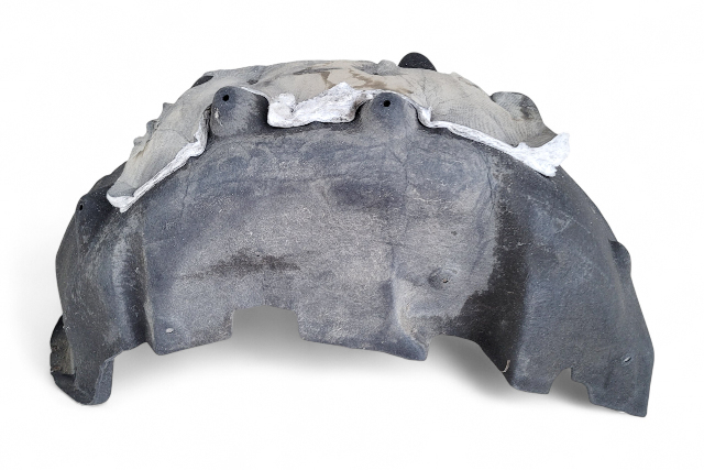 Acura MDX 14-16 Left/Driver Side. Rear Fender Liner 74556-TZ5-A10, E051, OEM, 2014, 2015, 2016