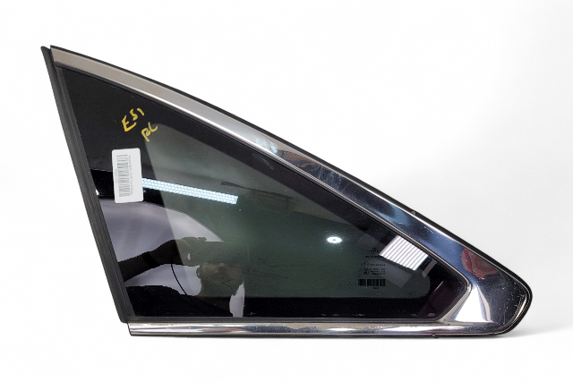 Acura MDX 14-20 Glass Quarter, Left Driver, 73561-TZ5-A11, E051, OEM, 2014, 2015, 2016, 2017, 2018, 2019, 2020