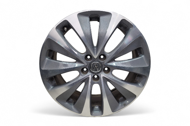 Acura MDX 14-16 Alloy Wheel Rim 10 Spoke, Aluminum Disk 19x8, 42700-TZ5-A12, #2, E051, OEM, 2014, 2015, 2016