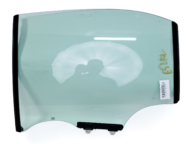 Acura RL 05-12 Rear Left/Driver Door Glass Window 73450-SJA-A11, E052, OEM, 2005, 2006, 2007, 2008, 2009, 2010, 2011, 2012