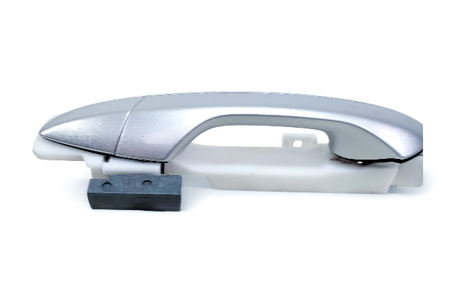 Acura RL 05-06 Exterior Door Handle Rear Left/Driver Silver Metallic, 72681-SJA-A01ZF, E052, OEM, 2005, 2006
