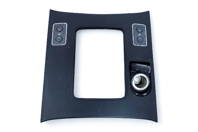 Acura RL 05 Center Console Select Lever Gear Shift Shifter Trim Black, 77296-SJA-A03ZB, E052, OEM, 2005
