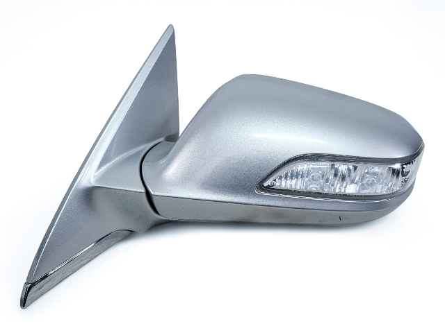 Acura RL 05-08 Side View Mirror, Left/Driver, Silver Metallic 76250-SJA-315ZN, E052, OEM, 2005, 2006, 2007, 2008
