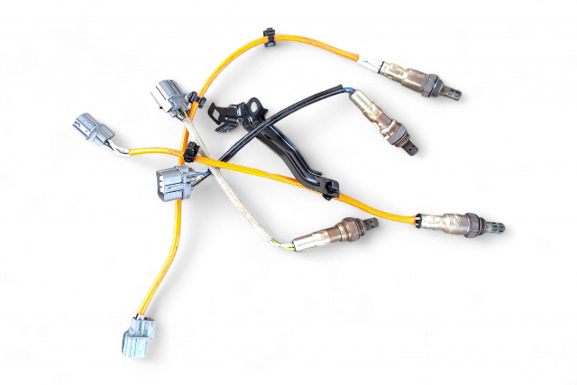 Acura RL 05-08 Oxygen O2 Sensor Set 36532-RJA-004, E052, OEM, 2005, 2006, 2007, 2008