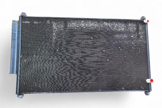 Acura RL 05-12 A/C Condenser Assembly 80110-SJA-003, E052, OEM, 2005, 2006, 2007, 2008, 2009, 2010, 2011, 2012