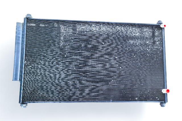 Acura RL 05-12 A/C Condenser Assembly 80110-SJA-003, E052, OEM, 2005, 2006, 2007, 2008, 2009, 2010, 2011, 2012