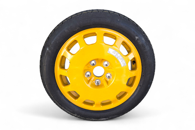 Acura RL 05-08 Spare Tire Wheel Donut Disc Rim Yellow T155/70D17, 42700-SJA-J51, E052, OEM, 2005, 2006, 2007, 2008