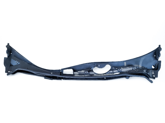 Acura RL 05-12 Windshield Cowl Right/Left Side Trim Panel SET, 74220-SJA-A00, E052, OEM, 2005, 2006, 2007, 2008, 2009, 2010, 2011, 2012