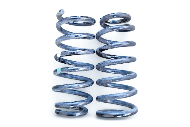 Acura RL 05-08 Rear Suspension Coil Spring Left/Right Side Set 52441-SJA-A11, E052, OEM, 2005, 2006, 2007, 2008