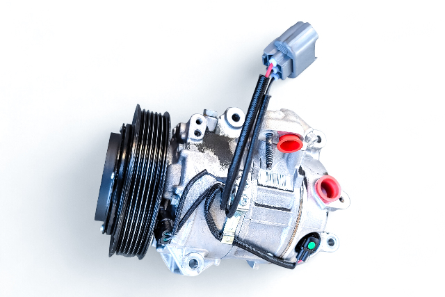 Acura RL 05 A/C Air Conditioner Compressor 38810-RJA-305, E052, OEM, 2005, 2006, 2007, 2008, 2009, 2010, 2011, 2012