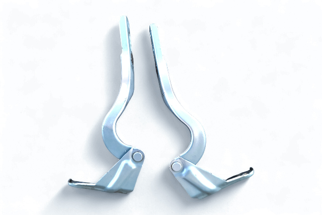 Acura RL 05 Hood Hinges Stay Set Left/Right White 60170-SJA-305ZZ, 60120-SJA-305ZZ, E052, OEM, 2005