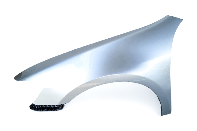 Acura RL 05-08 Fender Assembly Left/Driver Side Silver Metallic 60261-SJA-A90, E052, OEM, 2005, 2006, 2007, 2008