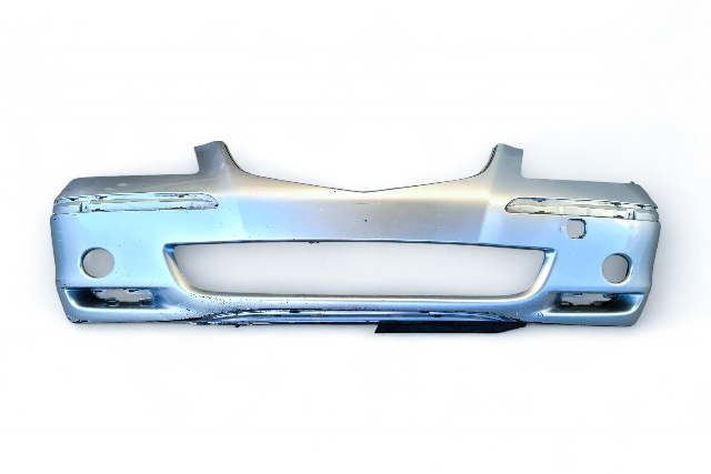 Acura RL 05-08 Front Bumper Cover w/o Fog Light Lamps Silver Metallic, 04711-SJA-A90ZZ, E052, OEM, 2005, 2006, 2007, 2008