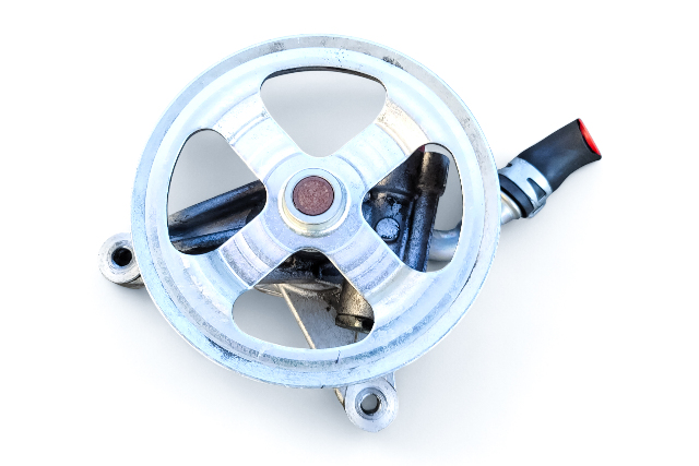 Acura RL 05-12 Power Steering Pump w/Pulley 3.5L 6 Cylinder 56483-RJA-005, E052, OEM, 2005, 2006, 2007, 2008