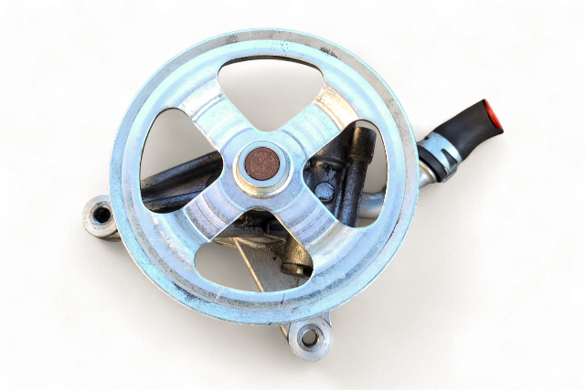 Acura RL 05-12 Power Steering Pump w/Pulley 3.5L 6 Cylinder 56483-RJA-005, E052, OEM, 2005, 2006, 2007, 2008