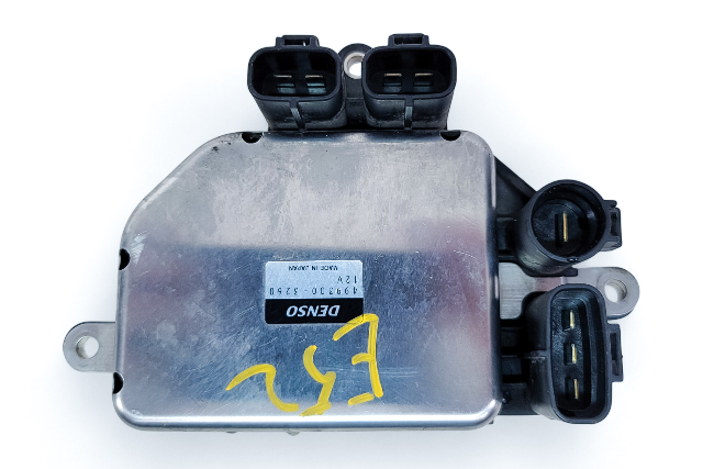 Acura RL 05-12 Radiator Fan RFC Unit Module (Denso) 19090-RKB-003, E052, OEM, 2005, 2006, 2007, 2008, 2009, 2010, 2011, 2012